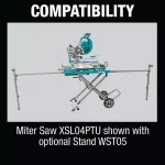 Makita 18V X2 LXT 10 in. Brushless Dual-Bevel Sliding Compound Miter Saw Kit with 4 5.0 Ah Batteries & Charger thumbnail 11