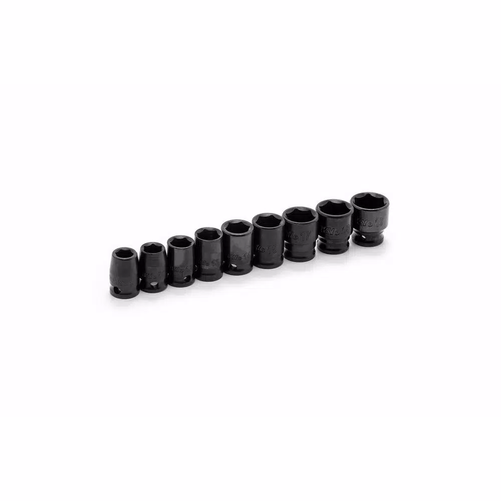 Husky 18-Piece 3/8 in. Drive SAE/Metric Impact Socket Set