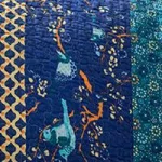 Lush Decor Royal Empire Blue Peacock Cotton Throw Blanket, 50 x 60 in thumbnail 2