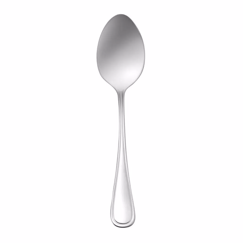 Oneida New Rim 18/10 Stainless Steel Serving Spoons, Silver, Set of 12