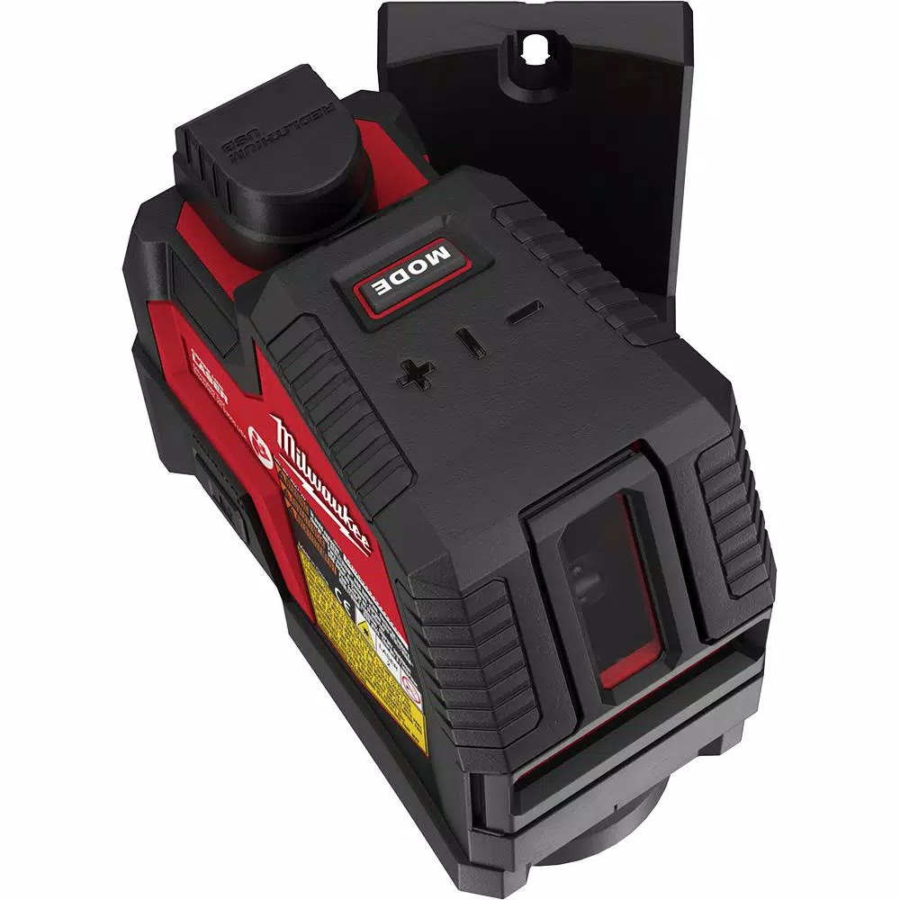 Milwaukee REDLITHIUM USB Green Cross Line Laser Level, 100 ft. Range