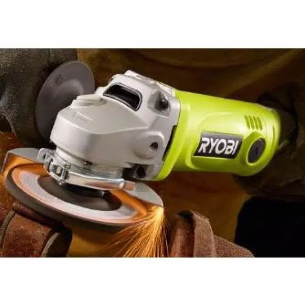 RYOBI 7.5 Amp 4.5 in. Corded Angle Grinder with GRIPZONE Technology