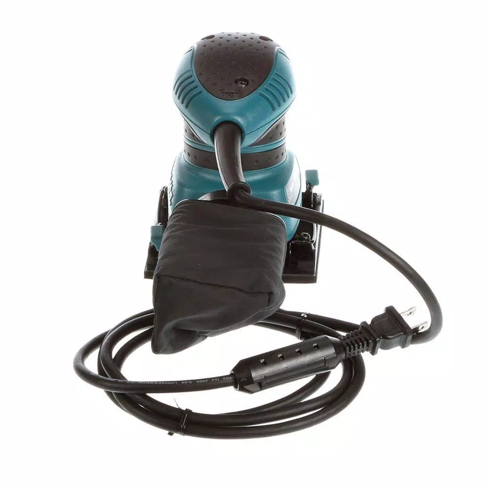Makita 2 Amp Corded 1/4 Sheet Finishing Sander with Sanding Paper and Dust Bag