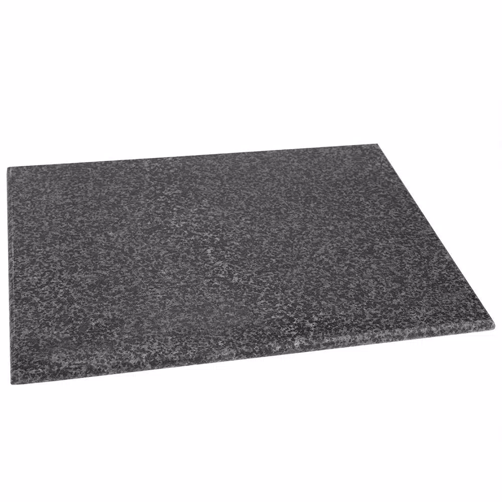 Unbranded 12 in. x 16 in. Granite Cutting Board - Modern Rectangular Stone Pastry & Prep Board