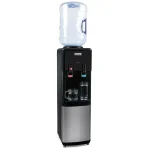 Igloo Top Loading Water Dispenser, Hot and Cold Water Cooler in Black and Stainless Steel thumbnail 1