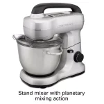 Hamilton Beach 7-Quart 7-Speed Stainless Steel Stand Mixer with 3 Attachments thumbnail 1