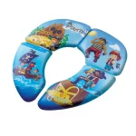Babyloo Pirate Pattern Folding Cushioned Toilet Seat with Travel Bag for Toddlers thumbnail 1