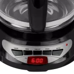 BLACK+DECKER 12-Cup Programmable Drip Coffee Maker with Glass Carafe, Black thumbnail 6
