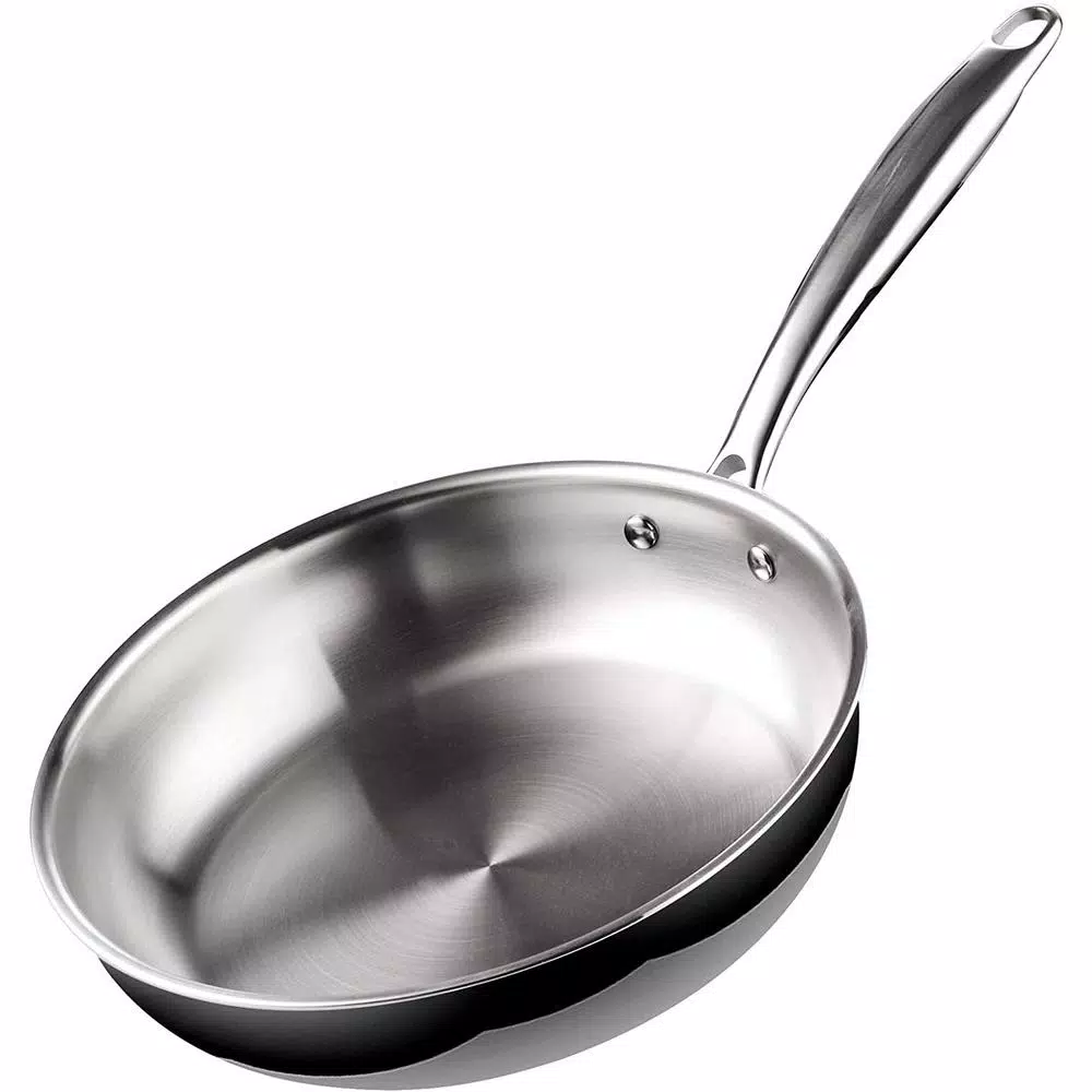 Cook N Home 7-Piece Tri-Ply Clad 18/10 Stainless Steel Cookware Set