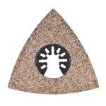 Genesis 3-1/8 in. Triangular Carbide Grit Oscillating Quick-Release Rasp thumbnail 1