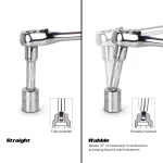 Capri Tools 1/4 in. Drive Wobble Extension Bar Set, 5-Piece thumbnail 2
