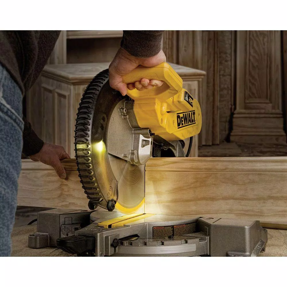 DEWALT 12 in. Double-Bevel Compound Miter Saw with XPS Light, 15 Amp Corded