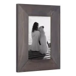 DesignOvation Museum 4x6 Gray Wood Picture Frame Set, Pack of 4 thumbnail 3
