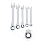 Husky 10-Piece Ratcheting Combination Wrench Set, SAE and Metric thumbnail 4