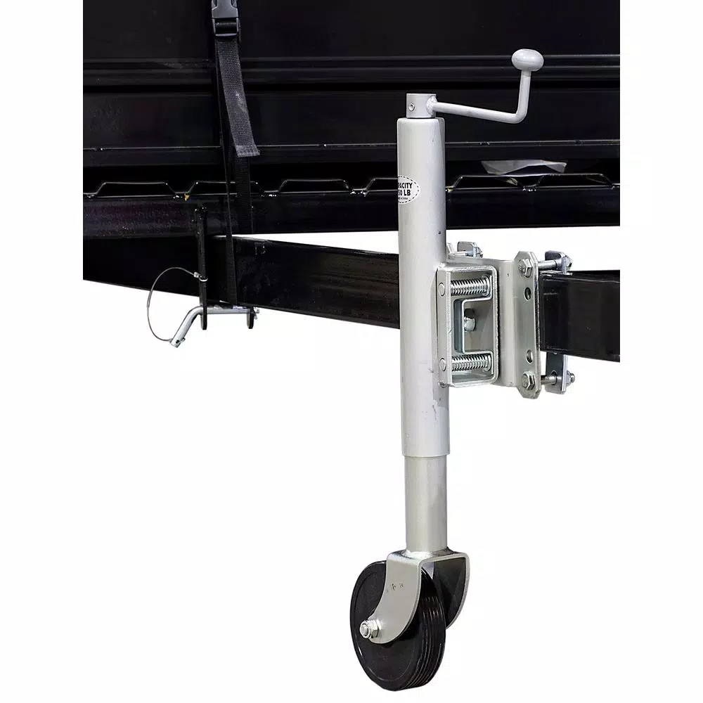 Detail K2 DK2 Trailer Jack Stand with 6 in. Wheel for 5 ft. x 7 ft. Utility Trailers