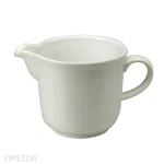 Oneida Sant Andrea Botticelli 6 oz. White Porcelain Creamer, Set of 36 thumbnail 4