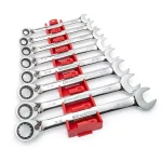GearWrench 8-Piece SAE Reversible Combination Ratcheting Wrench Set thumbnail 4