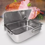 ExcelSteel 4-Piece Stainless Steel Stovetop Smoker Specialty Set thumbnail 6