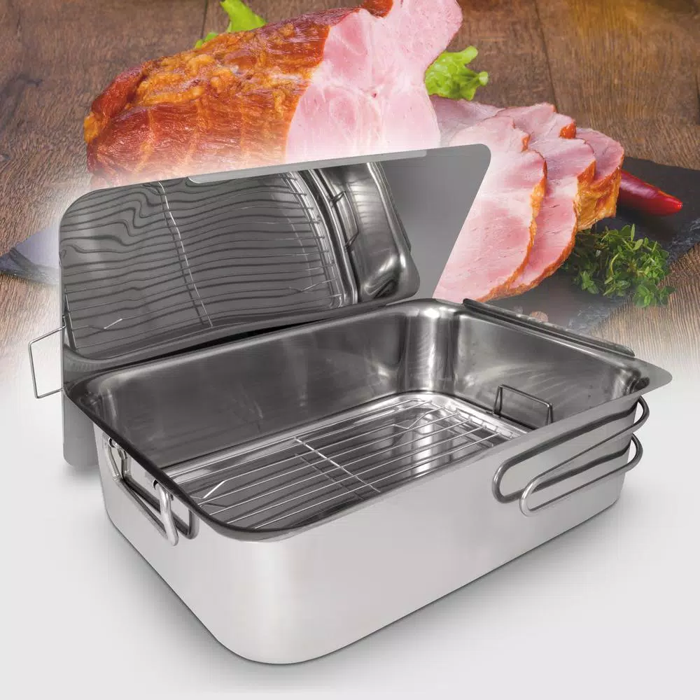 ExcelSteel 4-Piece Stainless Steel Stovetop Smoker Specialty Set