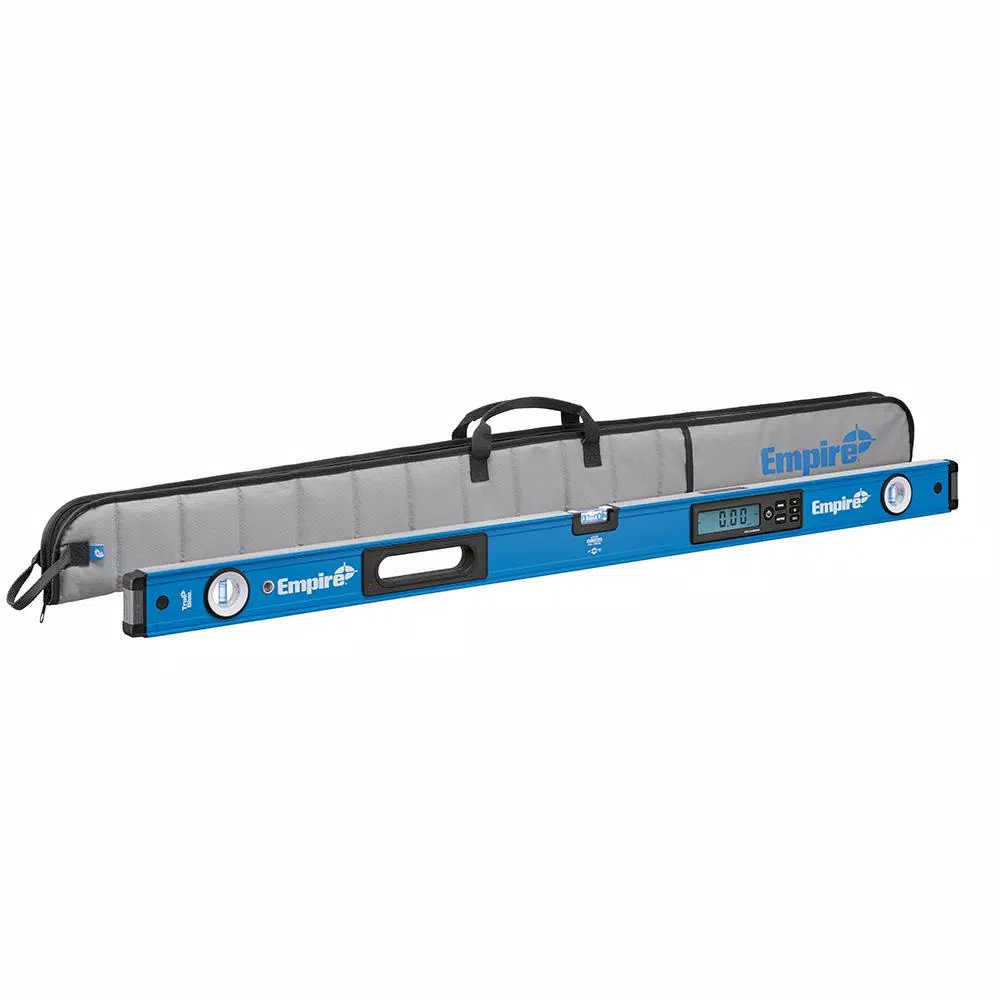 Empire True Blue 48 in. Digital Box Level Kit with 8 in. Magnetic Torpedo Level and 7 in. Rafter Square