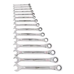 Milwaukee 30-Piece SAE and Metric Ratcheting Combination Wrench Set thumbnail 2