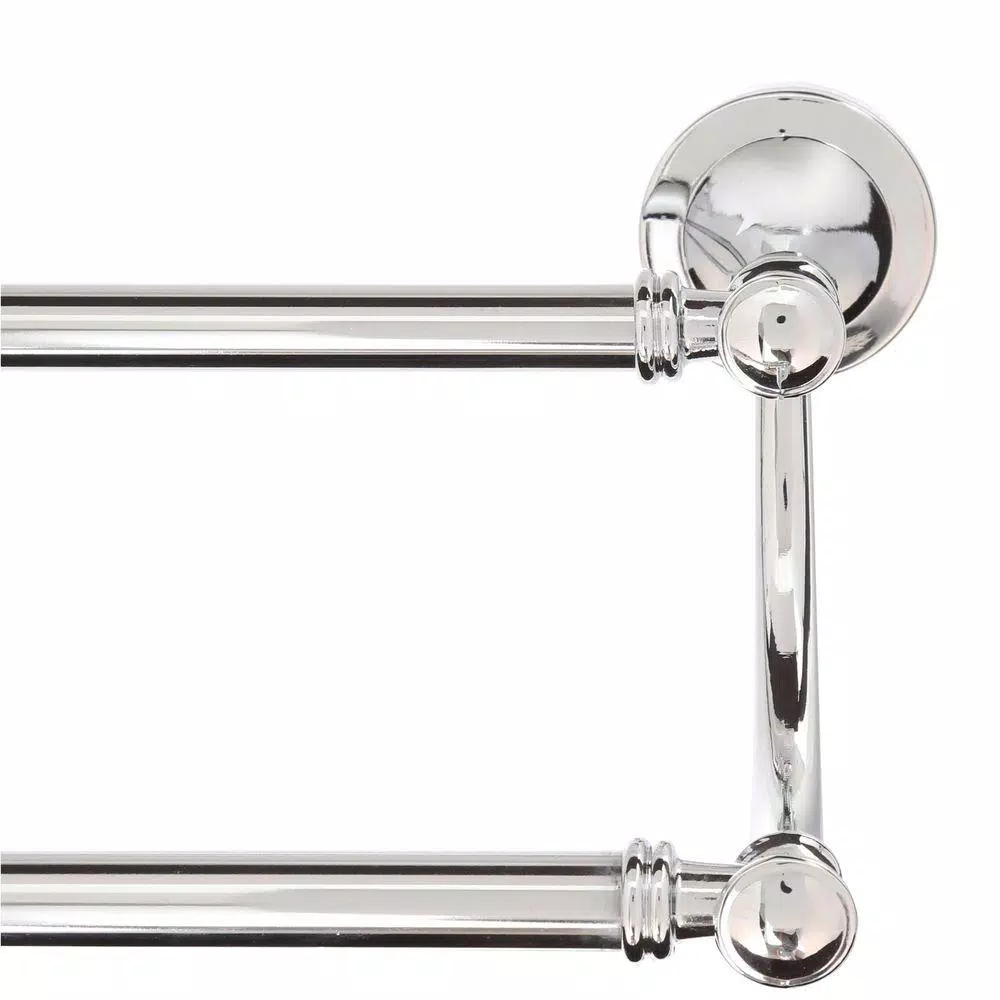 Delta Silverton 24 in. Double Towel Bar, Polished Chrome