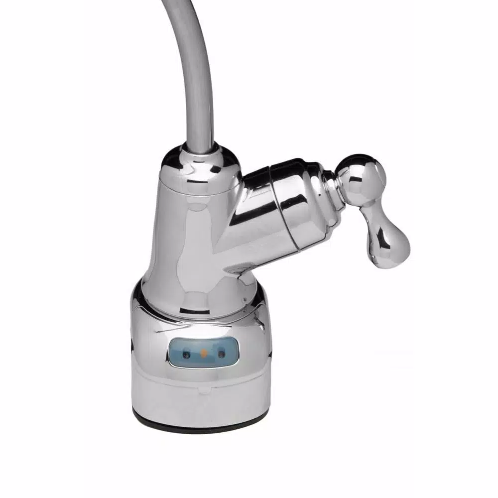 EcoPure Under Sink Water Purifier System with 3-Stage Carbon Block Filtration and Chrome Faucet
