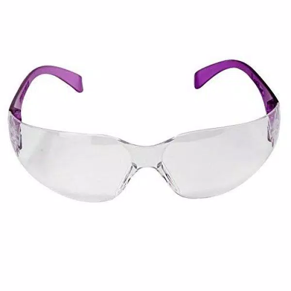Safe Handler Hyline Safety Glasses with Anti-Scratch Clear Lenses, 12-Pair Assorted Color Pack