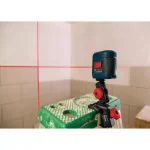 Bosch Tile Laser Square Level and GLL 2 Cross Line Laser Combo with Clamping Mount thumbnail 7