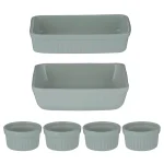 Mason Cash Classic 6-Piece Pistachio Stoneware Bakeware Set thumbnail 1
