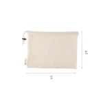 Kitchen Details Natural Cotton Eco Reusable Mesh Produce Bags, 3-Pack thumbnail 8