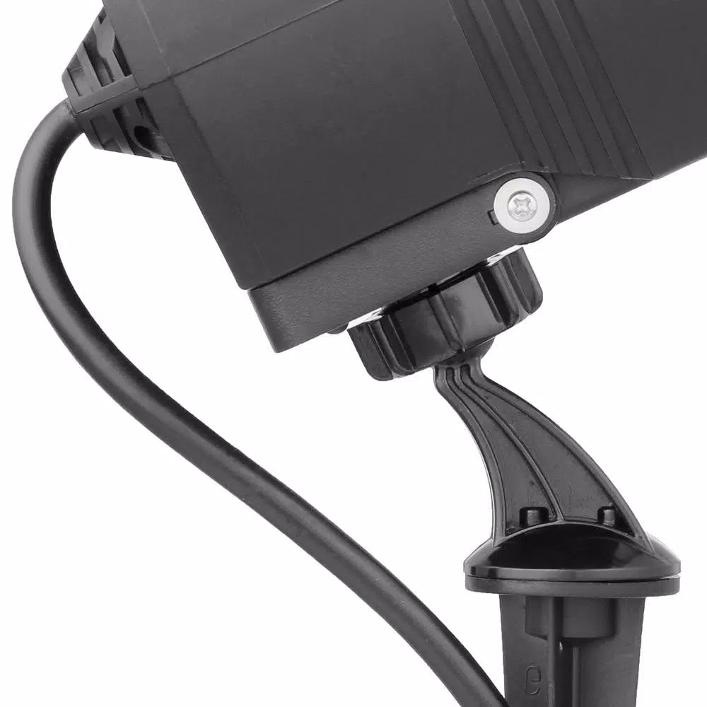 LightShow Holiday Outdoor LED Projector with 8 Slides and Multi-Color Swirl Light Effects