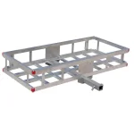 Erickson 48 in. x 22 in. Aluminum Hitch Cargo Carrier, 500 lb. Capacity, 2 in. Receiver thumbnail 1