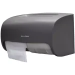Alpine Industries Double Roll Toilet Paper Dispenser, Gray ABS Plastic thumbnail 1