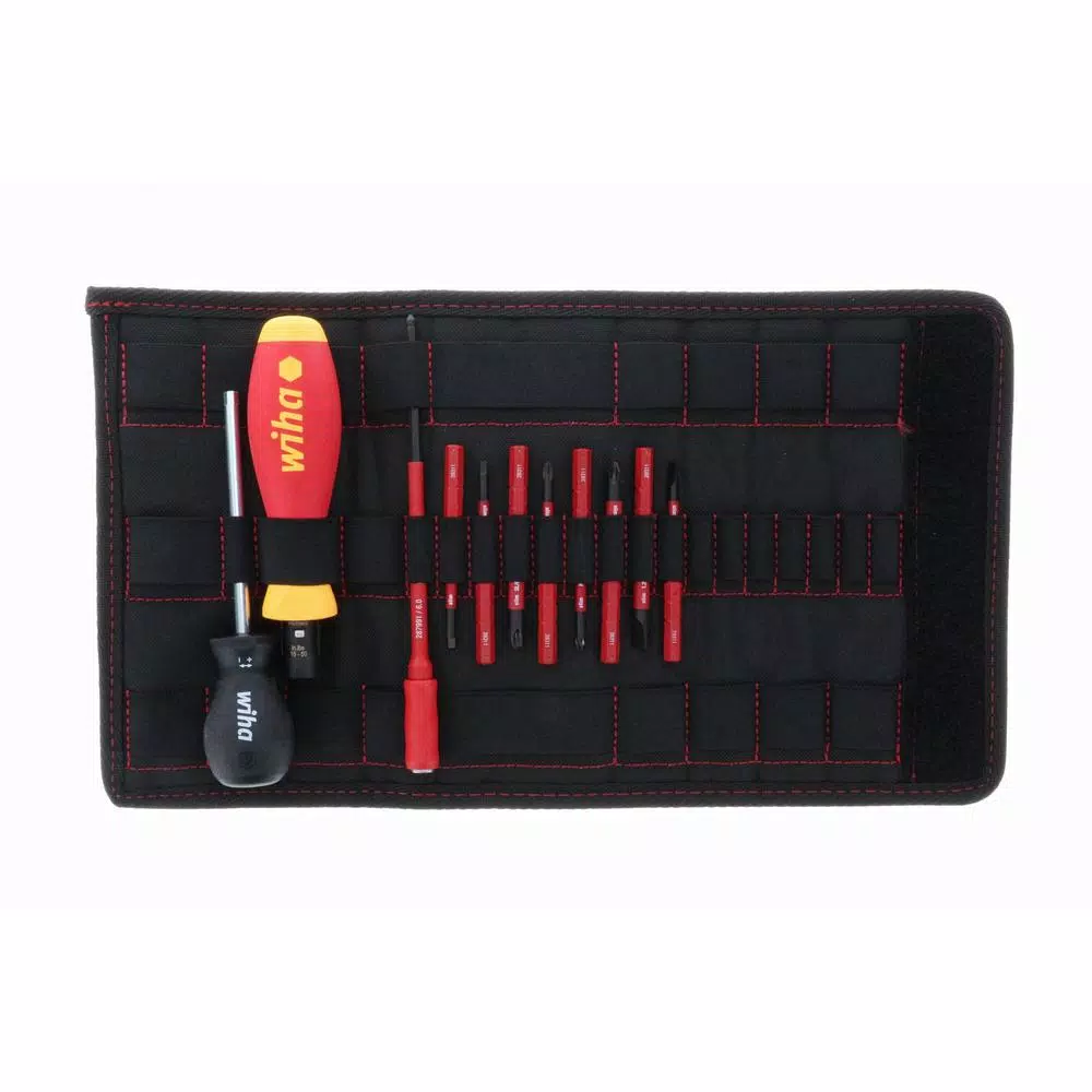 Wiha 11-Piece Insulated TorqueVario-S Torque Control Screwdriver Set