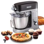 Hamilton Beach Professional All-Metal 12-Speed Stand Mixer, 4.5 Qt. Stainless Steel Bowl, Silver thumbnail 4
