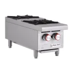 Unbranded Magic Chef Commercial 12 in. 2-Burner Gas Countertop Hot Plate Range, 50,000 BTUs thumbnail 3