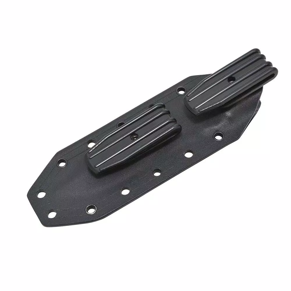 Camillus SKOL 5 in. 1095 High Carbon Steel Fixed Blade Knife with Gut Hook and Micarta Handle