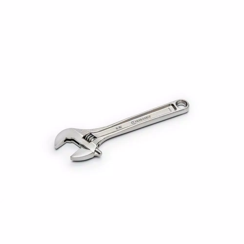 Crescent 8 in. Adjustable Wrench with Cushion Grip and Hex Jaw Design