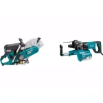 Makita 14 in. 76 cc 4-Stroke Gas Saw Bundle with HR2661 Rotary Hammer & HEPA Dust Extractor thumbnail 1