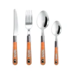 sportsvault TSV Home NHL Philadelphia Flyers 16-Piece Stainless Steel Flatware Set, Service for 4 thumbnail 1