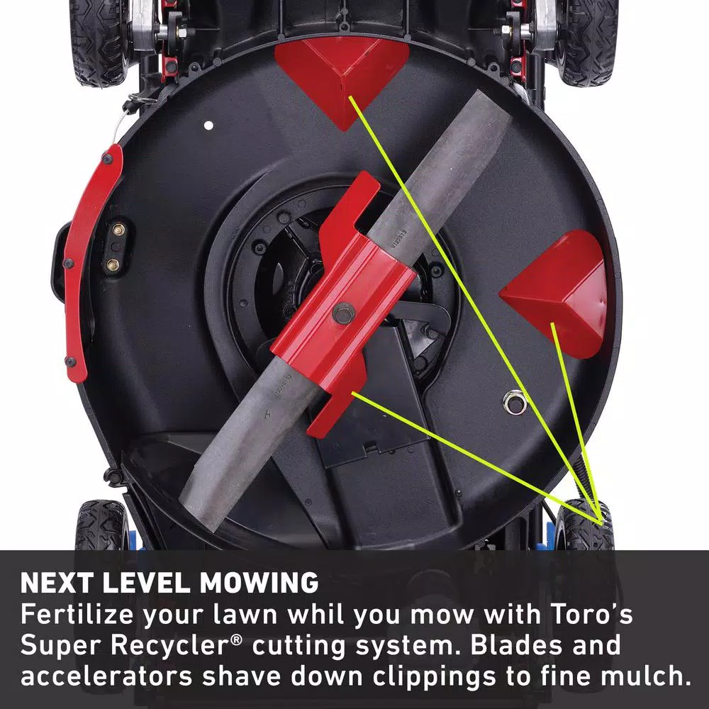 Toro Super Recycler 21 in. Self-Propelled Gas Lawn Mower with 163cc Briggs & Stratton Engine and SmartStow