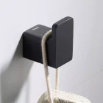 KRAUS Stelios Matte Black Solid Brass Robe and Towel Hook thumbnail 8