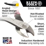 Klein Tools 12-Piece Electrical Tool Set with Pliers, Screwdrivers, Tape Measure, and Tool Pouch thumbnail 3