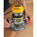 DEWALT DW618PKB 2-1/4 HP 12 Amp Corded Fixed and Plunge Base Router Combo Kit thumbnail 11