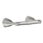 Glacier Bay Builders Double Post Toilet Paper Holder, Brushed Nickel thumbnail 1
