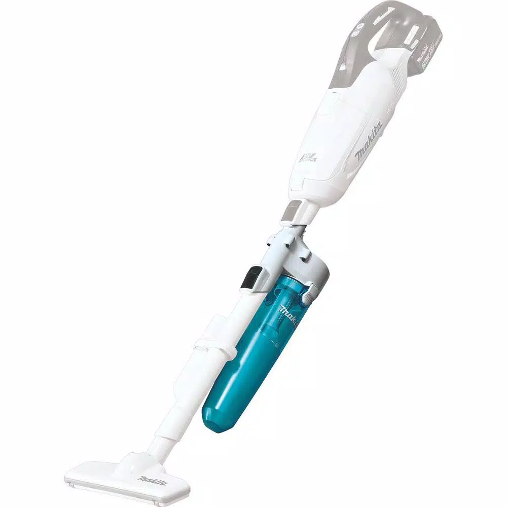 Makita 18V LXT Brushless Cordless 3-Speed Vacuum with White Cyclonic Attachment (Tool-Only)