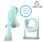 Babyloo Sterdy Potty Training Booster Seat with Adjustable Height and Removable Cushion - Mint Green thumbnail 8