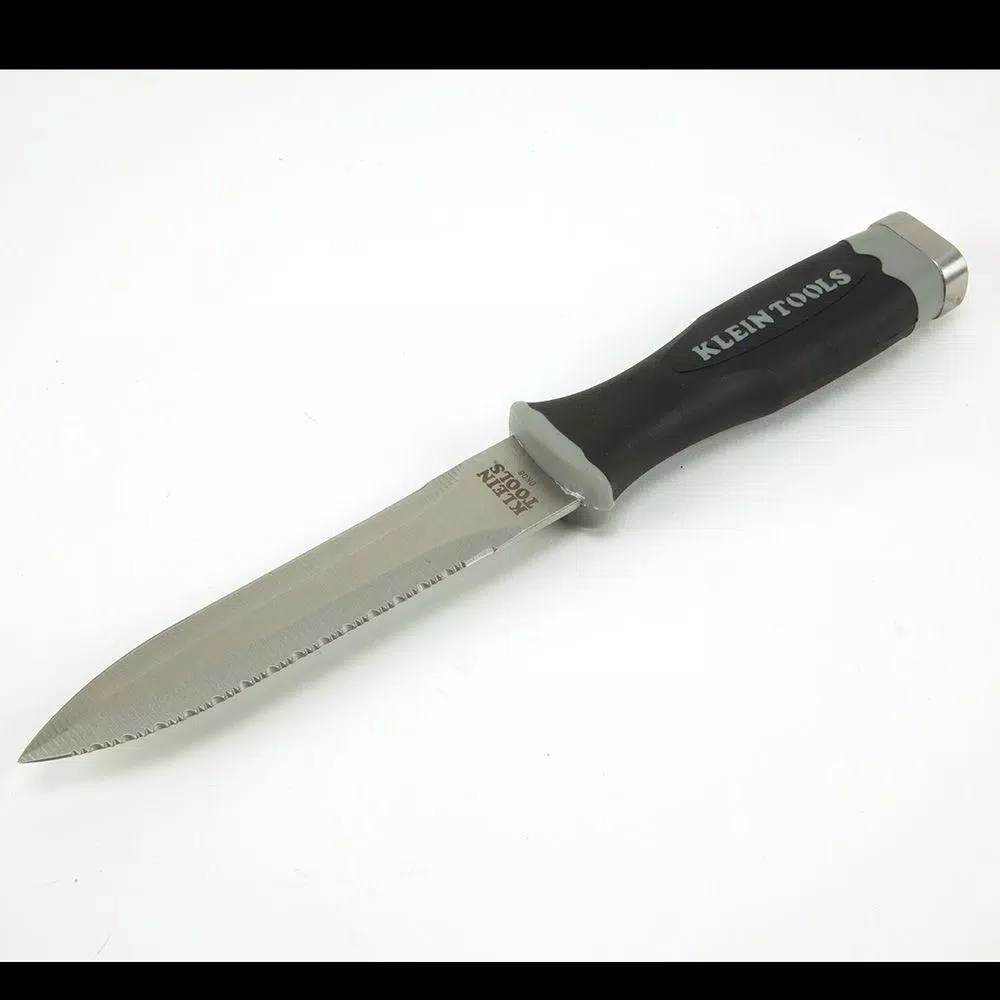 Klein Tools 10-3/4 in. Serrated Duct Knife with 5-1/2 in. Stainless Steel Blade