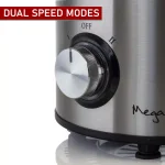 Megachef Stainless Steel Centrifugal Juicer, 800W Dual Speed Juice Extractor thumbnail 3